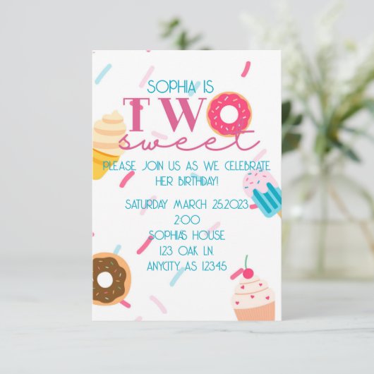 TWO スイート 招待状 (スタンド正面)