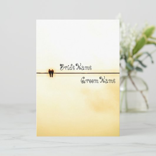 TWO -招待状 招待状 (スタンド正面)