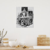 Two Adverts Relating to Faux, the Conjurer ポスター (キッチン)