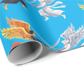 Two Angel with large sword with open wings ラッピングペーパー (ロールコーナー)