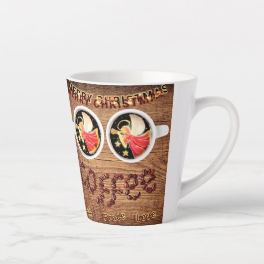 Two Angels and Two Coffee, Please Latte Mug カフェラテマグ (右)