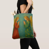 Two Angels Praying Tote Bag トートバッグ (クローズアップ)