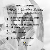 Two Are Better Than One Christian Wedding  テーブルナンバー