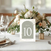 Two Are Better Than One Christian Wedding  テーブルナンバー