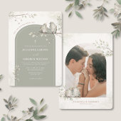 Two Are Better Than One Christian Wedding  招待状