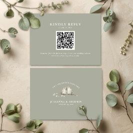 Two Are Better Than One RSVP Card エンクロージャーカード