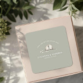 Two Are Better Than One Wedding スクエアシール