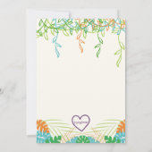 Two at the Zoo, Party Animal with Shades Birthday 招待状 (裏面)