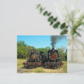 Two Baldwin steam locomotives ポストカード (スタンド正面)