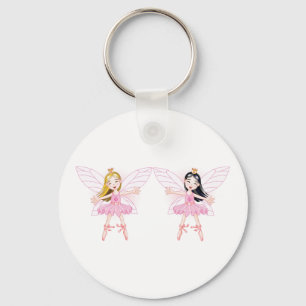 Two Ballerina Fairies Keychain キーホルダー
