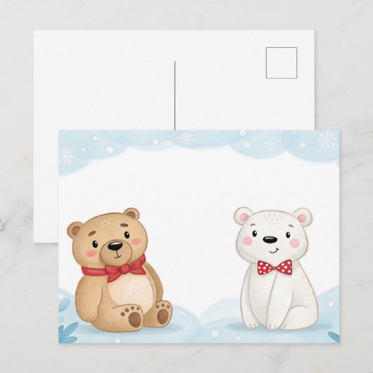 Two Bears ポストカード (正面/裏面)