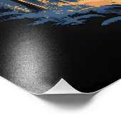 Two bears in the forest dark 3 フォトプリント            (角)