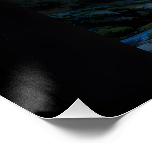 Two bears in the forest dark 6 ポスター (コーナー)