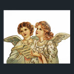 Two Beauthful Angels ポスター<br><div class="desc">angel christmas angels cherub, 
fantasy christian two medieval , 
saint holy baroque flying , 
art catholicism beautiful painting , 
illustration traditional color vintage, 
nostalgic retro valentine fairy , 
cute faith drawing wings , 
gold cupid love heaven , 
christianity watercolor paint sky , 
christmas angel angels cherub, </div>