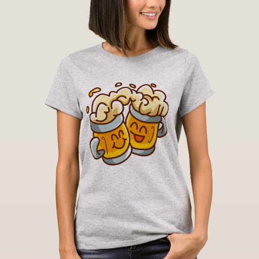 Two beers Tシャツ (正面)