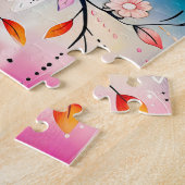 Two Birds in Love on a Branch ジグソーパズル (側面)