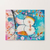 Two Birds in Love on a Branch ジグソーパズル (横)