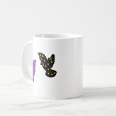 Two Birds Zodiac Mug • Harmonious Dual Silhouette コーヒーマグカップ (正面左)