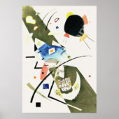 Two Black Spots - Kandinsky ポスター (正面)