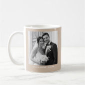 Two Black & White Photos Modern Minimalist  コーヒーマグカップ (左)