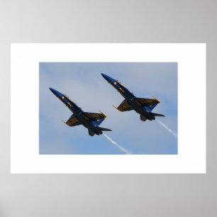 Two Blue Angels ポスター