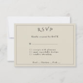 Two Brides Hand Drawn Pencil Illustration   出欠カード (裏面)