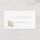 Two Brides LOVEレズビアンウェブサイ結婚トズカード エンクロージャーカード (裏面)