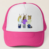 Two bunnies and a kitty キャップ (正面)