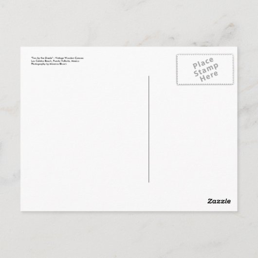 Two by the Shade ポストカード (裏面)