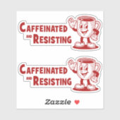 TWO! Caffeinated & Resisting Protest Coffee シール (シート)