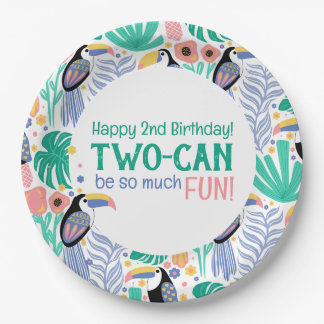 TWO-CAN はとても楽しい、誕生日 ペーパープレート