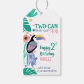 TWO-CAN (Toucan) 2nd Birthday  ギフトタグ (正面)