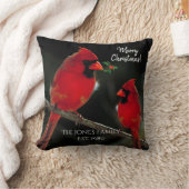 Two Cardinals Christmas クッション (ブランケット)