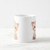 Two Cats Ceramic Mug コーヒーマグカップ (中央)