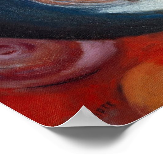 Two Cats, Franz Marc 1912 ポスター (角)