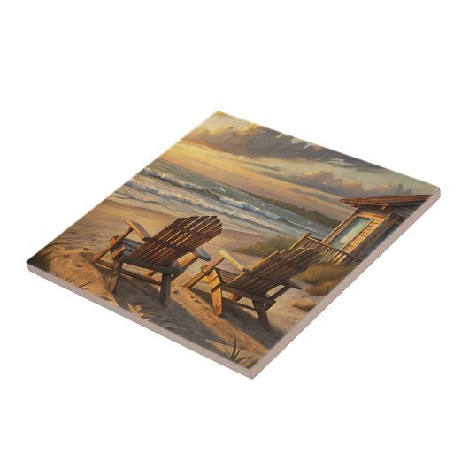 Two Chairs on a Beach タイル (側面)