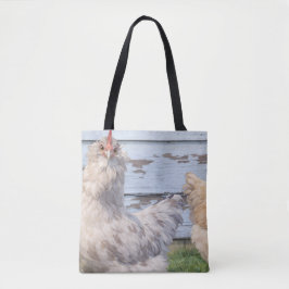 Two Chickens Cute Farm Tote Bag トートバッグ