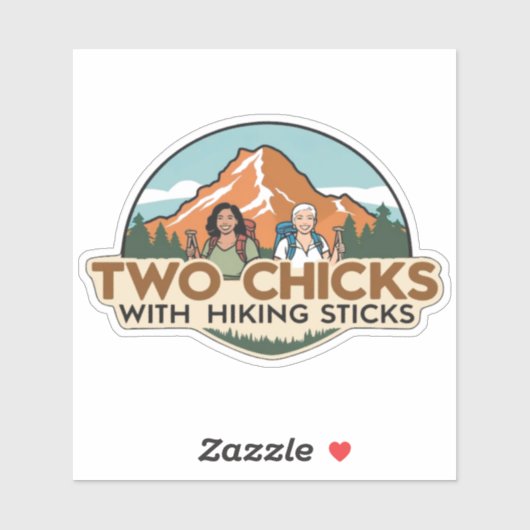 Two Chicks Sticker (Glossy) シール (シート)