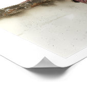 Two Children Sitting on a Wall ポスター (角)