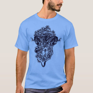 Two Chinese dragons fighting  Tシャツ