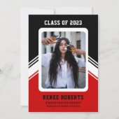 TWO COLOR カスタム PHOTO GRADUATION発表 案内状 (正面)