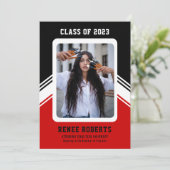 TWO COLOR カスタム PHOTO GRADUATION発表 案内状 (スタンド正面)