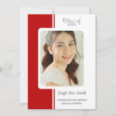 TWO COLOR カスタム PHOTO GRADUATION発表 案内状 (正面)