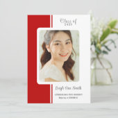 TWO COLOR カスタム PHOTO GRADUATION発表 案内状 (スタンド正面)