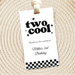 Two Cool 2歳の誕生日ありがとうギフトタグ ギフトタグ
