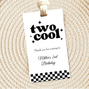 Two Cool 2歳の誕生日ありがとうギフトタグ ギフトタグ
