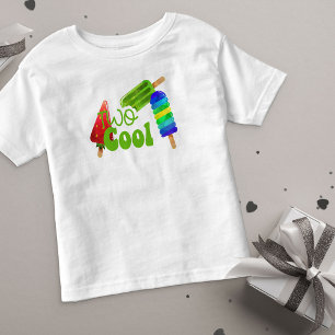 Two Cool Boys 2歳の誕生日ポップシクル トドラーTシャツ