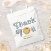 Two Cool Dude Boys 2nd Birthday Party Thank You フェイバーバッグ (クリップ留めされた状態)