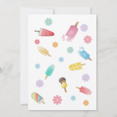 Two Cool Ice Cream Birthday Invitation 招待状 (裏面)