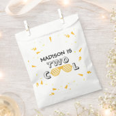 TWO Cool Sunglass 2nd Birthday Party フェイバーバッグ (クリップ留めされた状態)